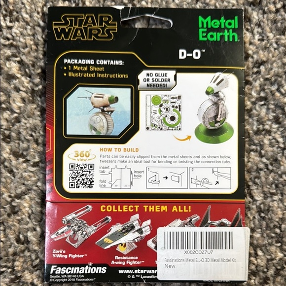 Star Wars Metal Earth Model Kits - Green, Silver, Black - Picture 5 of 5
